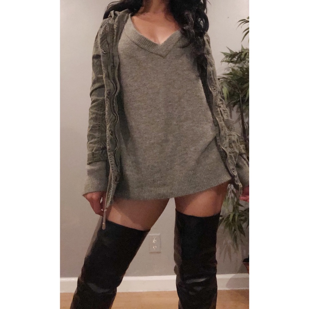 Loose knit oversized long sleeve